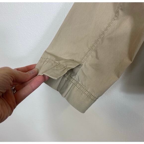 Eileen Fisher Tan Button Front Jacket Women's Large - Picture 8 of 13